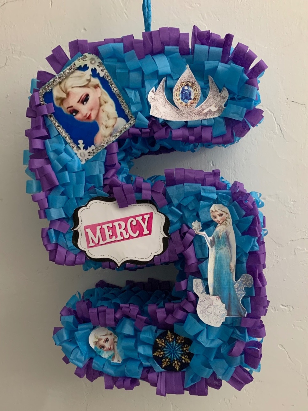 Frozen Number Five  Pinata